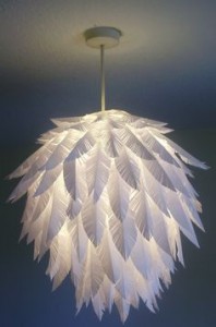 feather lamp