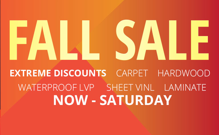 2018 Fall Flooring Sale